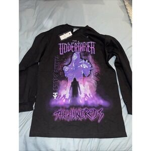 The Hundreds WWE The Undertaker Long Sleeve Shirt Double Sided Graphic NWT M